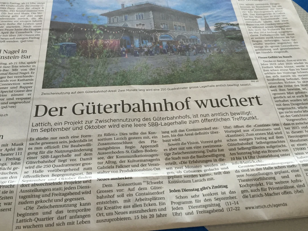 Lattich Artikel St.Galler Tagblatt