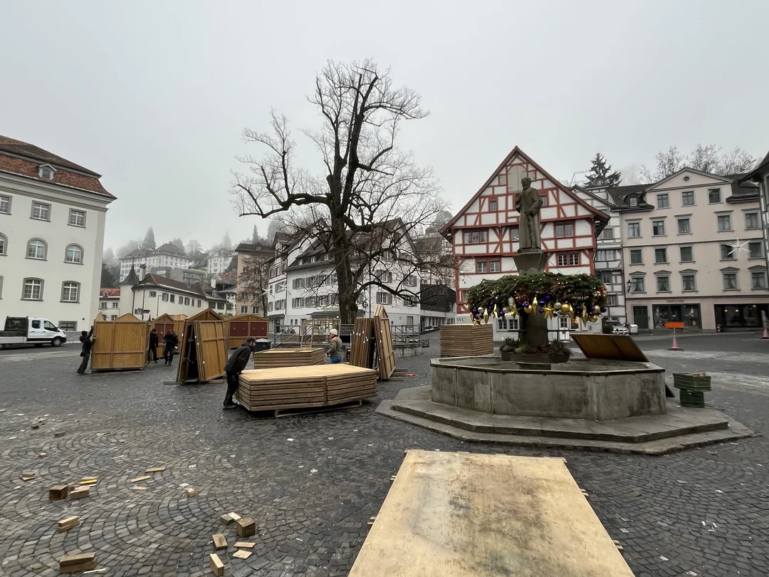 Sternenstadt Abbau Gallusplatz